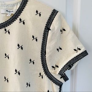 NWT Madewell lined linen beach dress